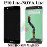 Huawei P10 Lite (WAS-LX1/1A/2/2J/3 WAS-L03T) / NOVA LITE - pantalla NEGRO SIN MARCO