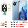 Xiaomi Mi 11 Lite 4G M2101K9AG / Mi 11 Lite 5G M2101K9G / 11 Lite 5G NE 2021 2109119DG - cristal lente de cámara