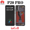 Huawei P20 Pro (CLT-L09, CLT-L29) - PANTALLA INCELL CON MARCO NEGRO