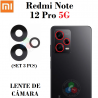 Xiaomi Redmi Note 12 Pro 5G 2022 22101316C / 22101316I - Cristal lente de cámara - Set 3 PCS