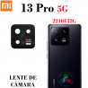 Xiaomi 13 Pro 5G / Mi 13 Pro 5G 2022 2210132G - Cristal lente de cámara