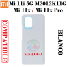 Xiaomi Mi 11i 5G M2012K11G 2021 / Mi 11x / Mi 11x Pro - TAPA TRASERA COMPATIBLE SIN LOGO - blanco