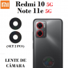 Xiaomi Redmi 10 5G 2022 22041219G 22041219NY / Note 11e 5G 2022  22041219C - LENTE cristal de cámara  ( 2pcs )