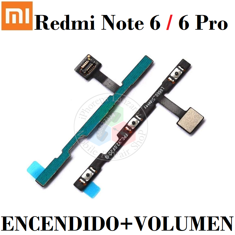 Xiaomi Redmi Note 6 / Note 6 Pro - Flex encendido + volumen