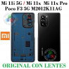 Xiaomi Mi 11i 5G M2012K11G 2021 / Poco F3 5G 2021 M2012K11AG / Mi 11x / Mi 11x Pro - TAPA TRASERA ORIGINAL + LENTE + EMBELLECEDO