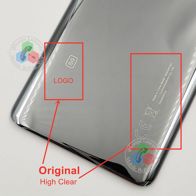 Xiaomi Mi 11i 5G M2012K11G 2021 / Poco F3 5G 2021 M2012K11AG / Mi 11x / Mi 11x Pro - TAPA TRASERA ORIGINAL + LENTE + EMBELLECEDO