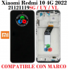 Xiaomi Redmi 10 4G 2022 21121119SG, 22011119UY, 21121119VL - PANTALLA compatible CON MARCO