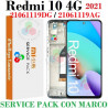 Xiaomi Redmi 10 4G 2021 21061119DG / 21061119AG - PANTALLA SERVICE PACK CON MARCO