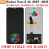 Xiaomi Redmi Note 8 4G 2019 / 2021 ( M1908C3JH, M1908C3JG, M1908C3JI )  - PANTALLA compatible SIN MARCO