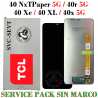 TCL 40 NxTPaper 5G / TCL 40r 5G T771 / TCL 40 Xe / TCL 40 XL / TCL 40x 5G T609M - PANTALLA SERVICE PACK SIN MARCO