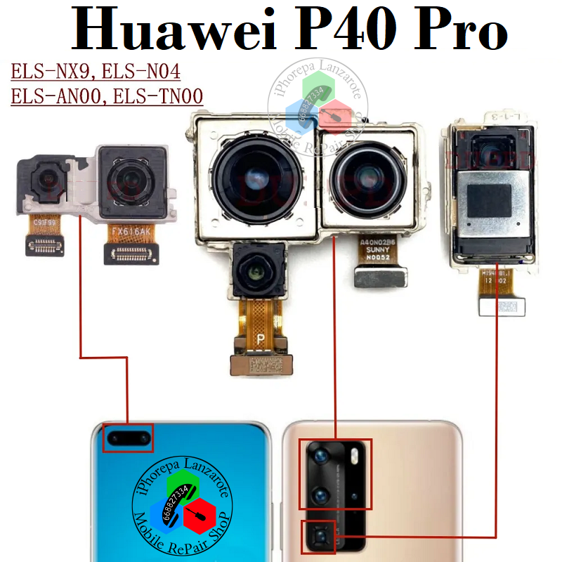 Huawei P40 Pro ELS-NX9 / ELS-N04 - CAMARA PRINCIPAL - ORIGINAL