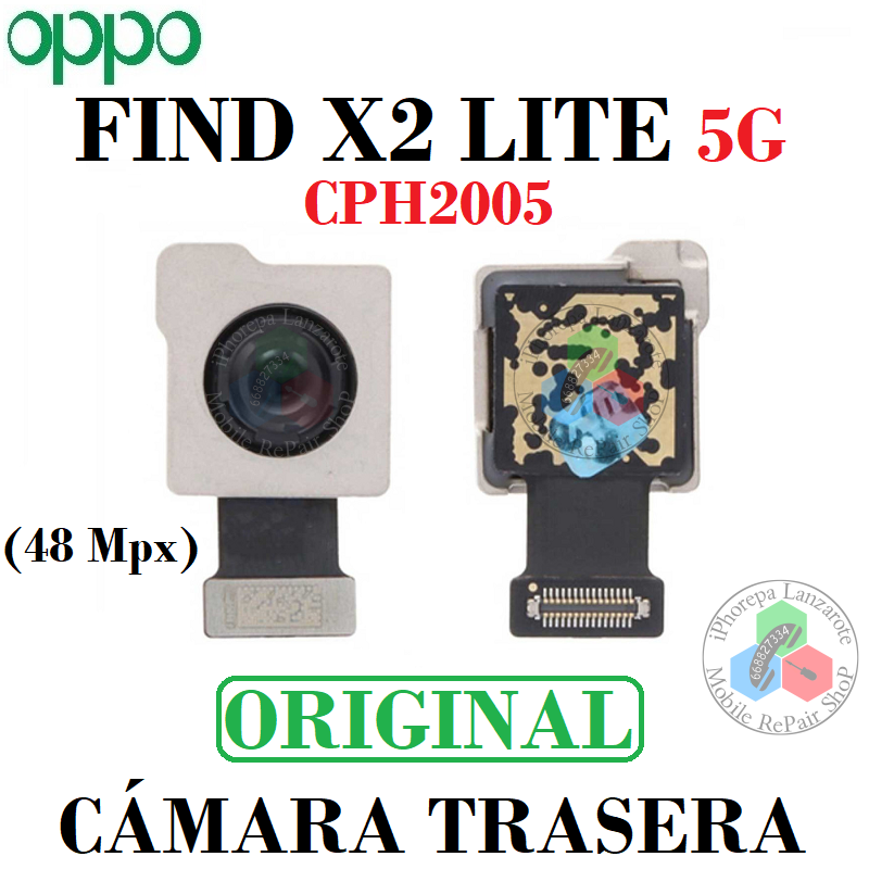 Oppo Find X2 Lite 5G 2020 CPH2005 - Camara trasera 48 Mpx - ORIGINAL