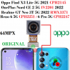 Oppo Find X3 Lite 5G - Reno 6 5g - Reno 6 pro - Realme GT neo 3T - OnePlus Nord CE 2 5g - Cámara trasera 64Mpx - ORIGINAL