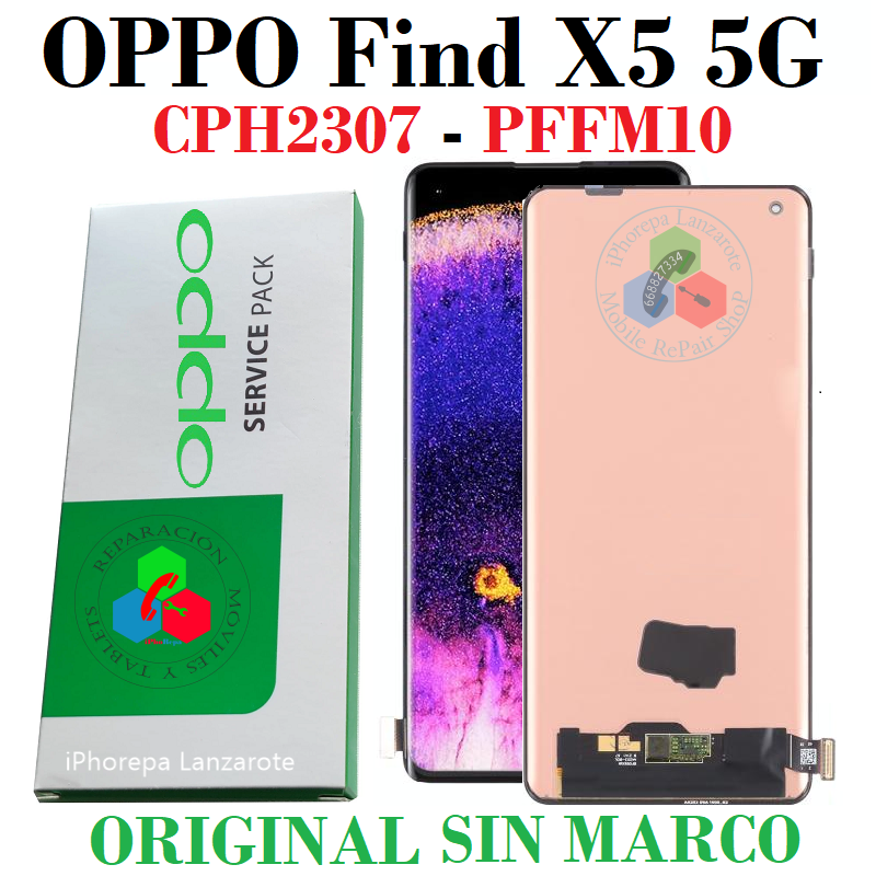 Oppo Find X5 5G 2022 CPH2307 - PFFM10 - PANTALLA ORIGINAL SIN MARCO