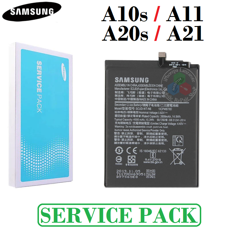 SAMSUNG A10s A107F / A11 A115F / A20s A207F / a21 a215F - BATERIA SERVICE PACK