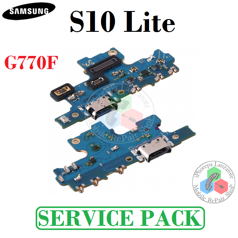 SAMSUNG S10 LITE G770F G770 - PLACA DE CARGA ORIGINAL service pack