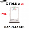 SAMSUNG Z Fold2 5G F916B F916 - BANDEJA DUAL SIM