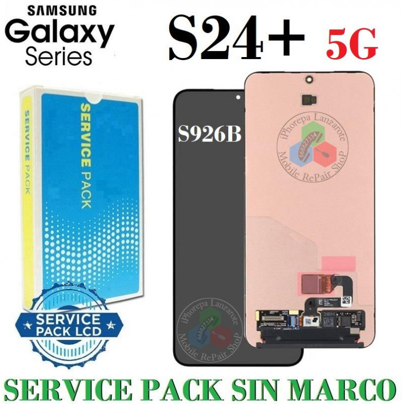 Samsung S24 Plus 5G 2024 S926B S926 - Pantalla Service Pack SIN MARCO