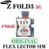 SAMSUNG Z Fold3 5G 2021 F926 F926B - modulo flex lector sim - original