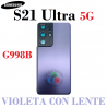 SAMSUNG S21 Ultra 5G 2021 G998B G998 - TAPA TRASERA + LENTE - VIOLETA