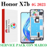 Huawei Honor X7b 4G 2023 CLK-LX1 / CLK-LX2 / CLK-LX3 - PANTALLA SERVICE PACK con MARCO