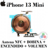 iPhone 13 MINI - Antena nfc + BOBINA + POWER ENCENDIDO + VOLUMEN