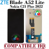 ZTE Blade A52 LITE 4G 2022 / Nokia C21 Plus 2022 - PANTALLA COMPATIBLE HQ SIN MARCO