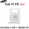 Samsung Tab S7 FE 2021 T733N / T736B - bandeja sim + micro sd