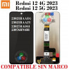 Xiaomi Redmi 12 4G / Redmi 12 5G  / redmi note 12r / Poco M6 Pro 5G - PANTALLA COMPATIBLE sin MARCO