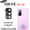SAMSUNG S20 FE 4G / S20 FE 5G 2020 / G780F G780 - CRISTAL lente DE CÁMARA + embellecedor - violeta