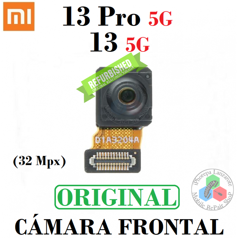 Xiaomi 13 5G 2022 2211133G / 13 Pro 5G 2022 2210132G - Camara frontal 32 Mpx - ORIGINAL REFURBISHED
