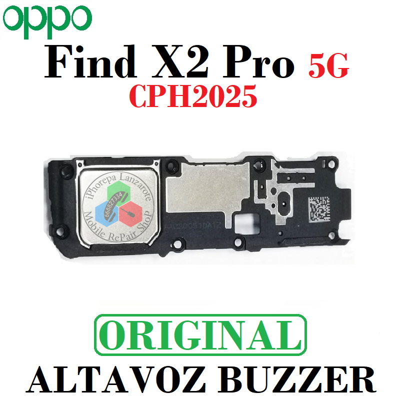 Oppo Find X2 Pro 5G 2020 CPH2025 - ALTAVOZ BUZZER - ORIGINAL
