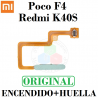 Xiaomi Redmi K40S / Xiaomi Poco F4 22021211RG, 22021211RI - Flex encendido + sensor de huella - Verde - Original