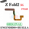 Samsung Z Fold2 5G F916B - Flex de encendido + sensor de huella - Oro rosa - Original