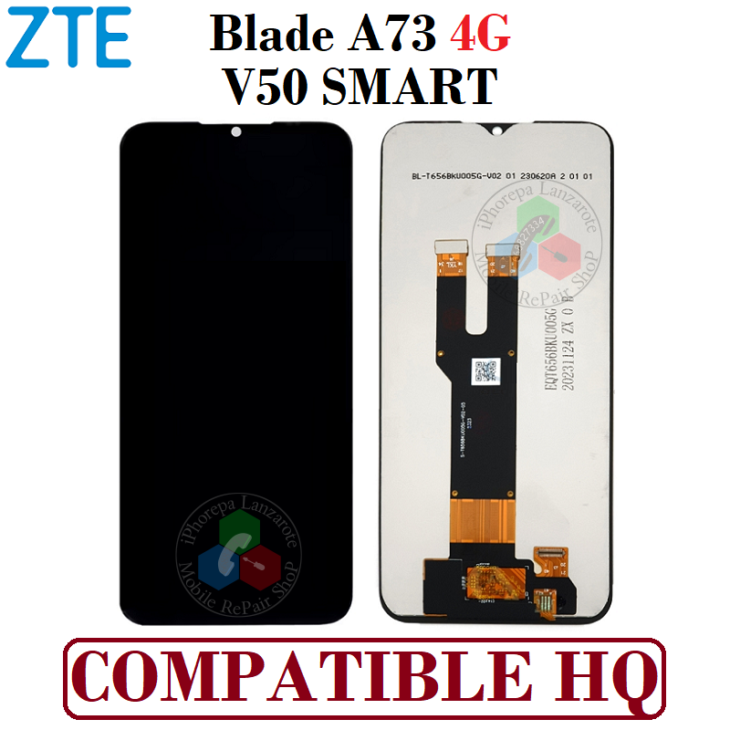 ZTE Blade A73 4G 7060 / ZTE BLADE V50 SMART  - PANTALLA COMPATIBLE HQ SIN MARCO