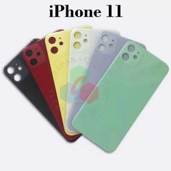 iPhone 11 - TAPA DE CRISTAL BLANCO compatible con logo