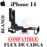 iPhone 14 - FLEX DE CARGA - BLANCO - COMPATIBLE