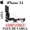iPhone 14 - FLEX DE CARGA AZUL - COMPATIBLE