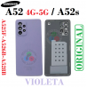 SAMSUNG A52 4G A525F / A52 5G A526B / a52s a528b - TAPA TRASERA con lente - VIOLETA - ORIGINAL