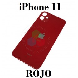 iPhone 11-TAPA DE CRISTAL ROJO
