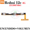 Xiaomi Redmi 12C 4G 2023 22120RN86G - FLEX POWER ENCENDIDO + VOLUMEN