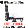 iPhone 14 PLUS - FLEX DE CARGA - NEGRO - COMPATIBLE