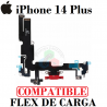 iPhone 14 PLUS - FLEX DE CARGA - ROJO - COMPATIBLE