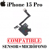 iPhone 15 Pro 5G 2023 A3102 - FLEX SENSOR DE PROXIMIDAD + MICRÓFONO - COMPATIBLE
