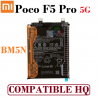 Xiaomi Poco F5 Pro 5G 2023 23013PC75G - BM5N - BATERIA COMPATIBLE HQ SIN LOGO