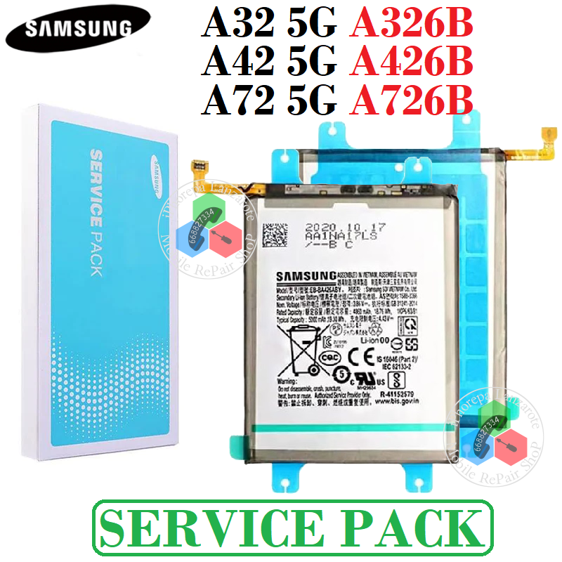 SAMSUNG A32 5G A326B / A42 5G A426B / A72 4G A725F / A72 5G A726B - BATERIA ORIGINAL SERVICE PACK