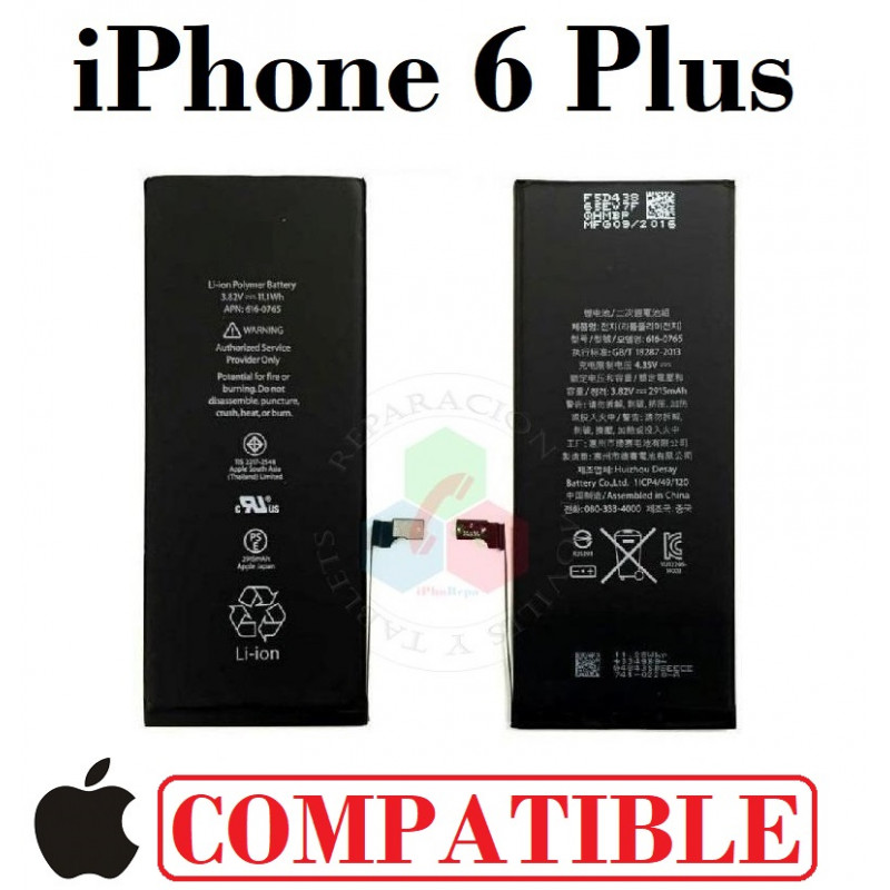 iPhone 6 Plus / iPhone 6s PLUS - BATERÍA COMPATIBLE