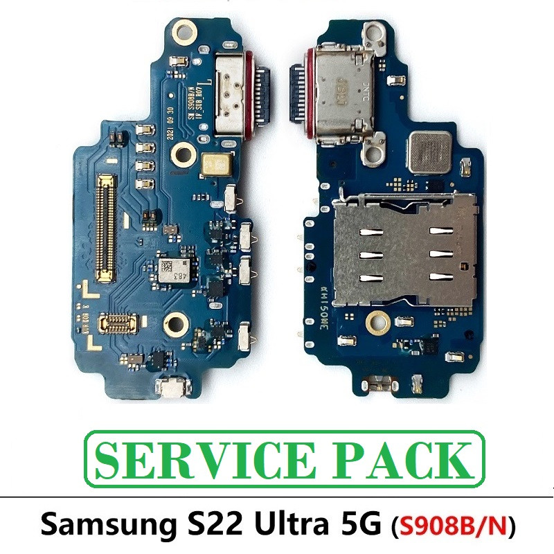 Samsung S22 ULTRA 5G 2022 S908B S908 - PLACA DE CARGA ORIGINAL SERVICE PACK
