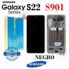 Samsung S22 5G 2022 S901 S901B - Pantalla Service Pack CON MARCO NEGRO