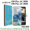 samsung S20 Plus 4G 2020 G985F G985 / S20 Plus 5G 2020 G986B G986 - PANTALLA original SERVICE PACK CON MARCO NEGRO